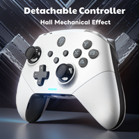 EasySMX X10 Detachable Controller Mechanical Gaming Controller Compatible with PC/Nintendo Switch/Phone/TV, DYI Hall Effect