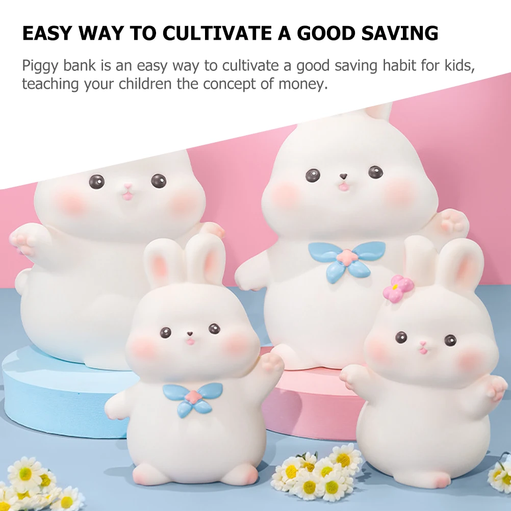 

Children's Piggy Bank Kids Birthday Placing Money Decorations Boxes for Bunny Coin Saving Jar