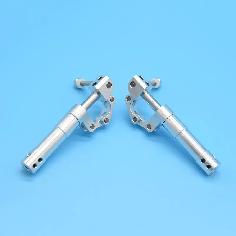 1 paire de train d'atterrissage à genoux, amortissement arrière à ressort de 4mm, hauteur 70mm à 160mm pour modèle d'avion RC 3-4kg, pièce d'avion JET EDF