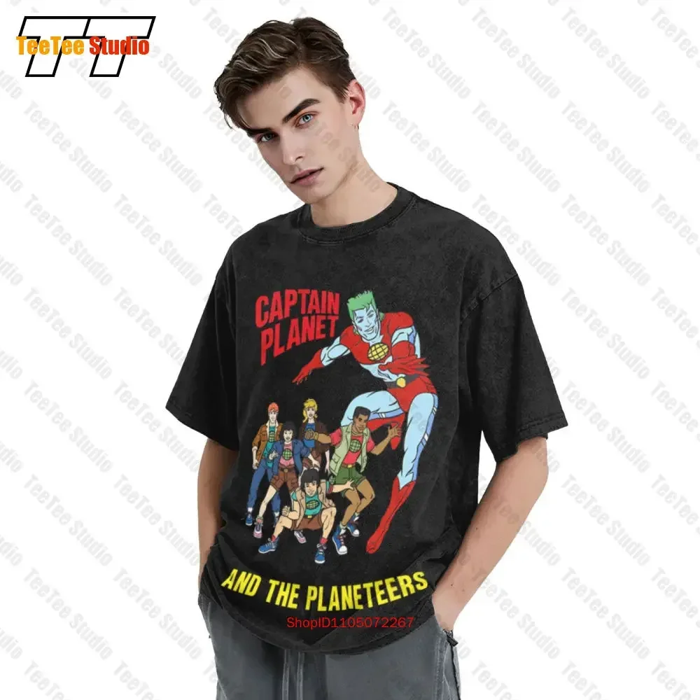 تي شيرت كابتن بلانيت آند ذا بلانيتيرز الكلاسيكي كبير الحجم 1G8F
