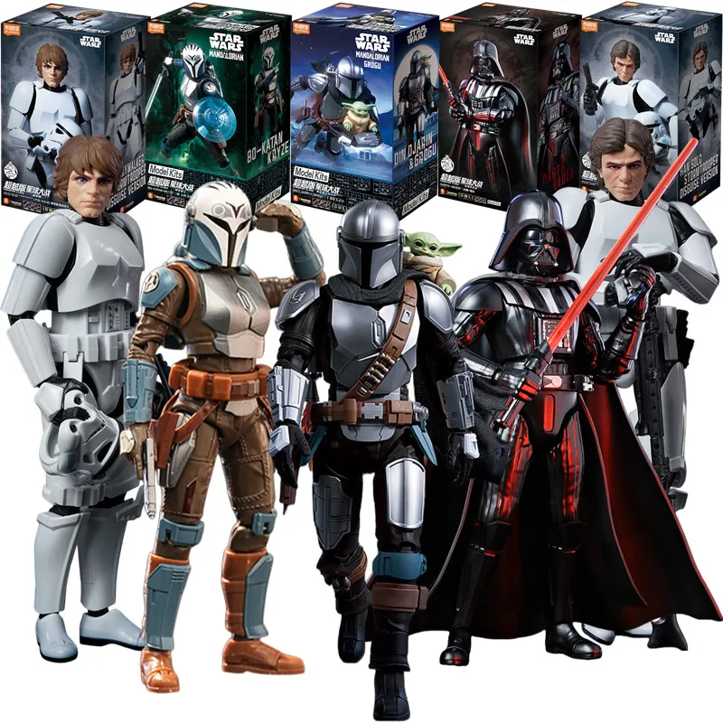 ブロキーズ-スターウォーズ-ディン・ジャリン-ボー・カタン・クライズ-トルーパー-ストームトルーパー-ダース・ベイダー-アクションフィギュア-モデル組み立て玩具-誕生日プレゼント