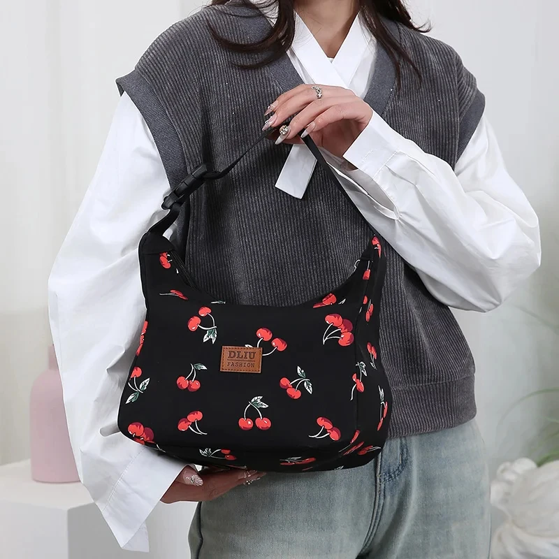 Large Thickened Fabric Lunch Bag Aluminum Foil Insulation Layer Meal Box Storage Bag for Work Portable Food Container Bag