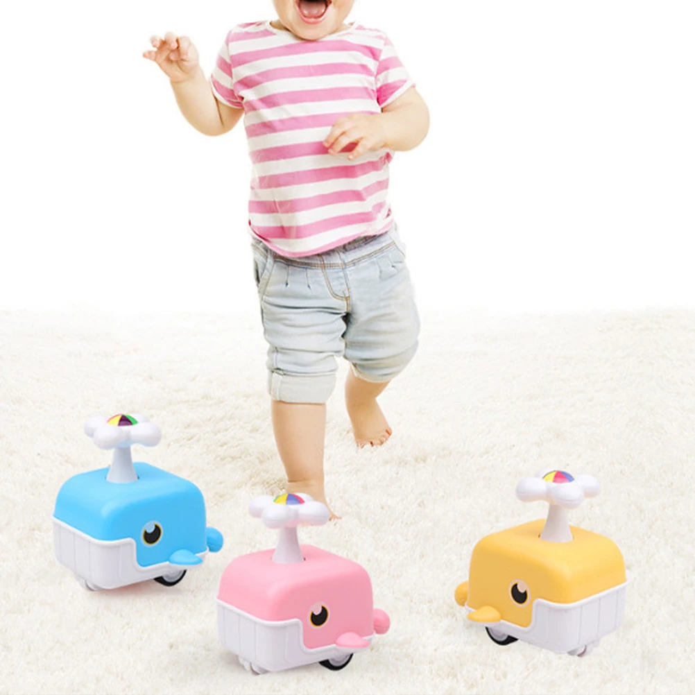 

3 Pcs Whale Lovely Shape Toy Plaything Cartoon Model Plastic Children