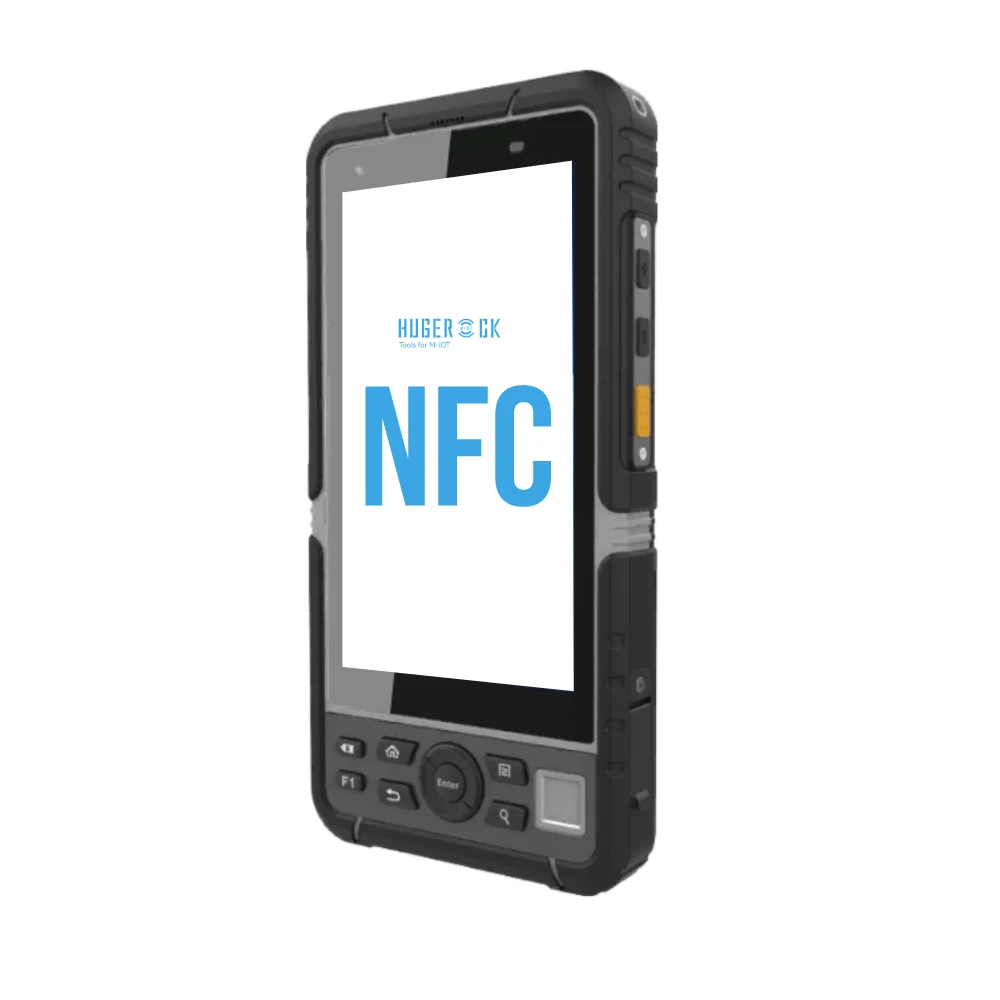 For R60 6 Inch 8+128GB 4G NFC Reader QR Code 2D Barcode Scanner Handheld Industrial Rugged Android PDA RFID USB Type-C