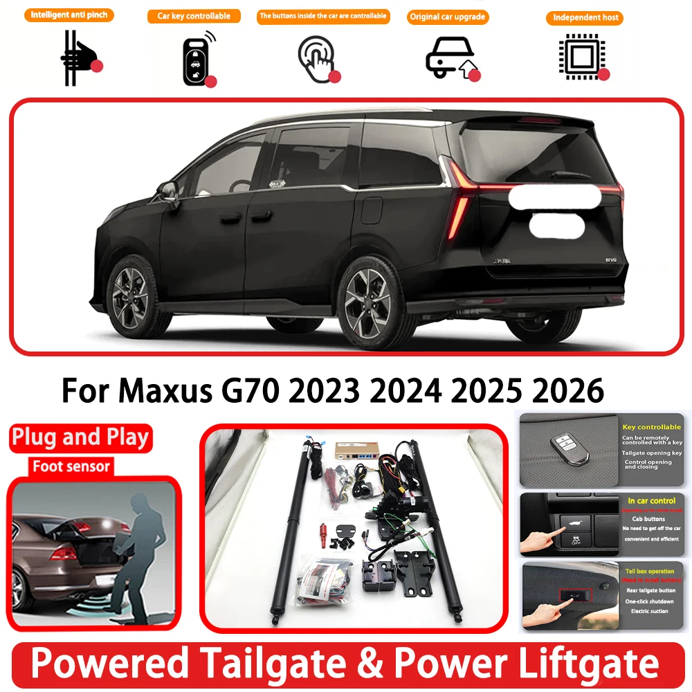 for Maxus G70 2023 2024 2025 2026 OEM Plug and Play Auto Powered Tailgate Power Liftgate Rear Trunk Opener System