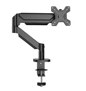 Desktop Monitor Holder for Computer Desk, 13 to 32 Inch Display, Dynamic Height Adjustment, Rotatable Screen Bracket