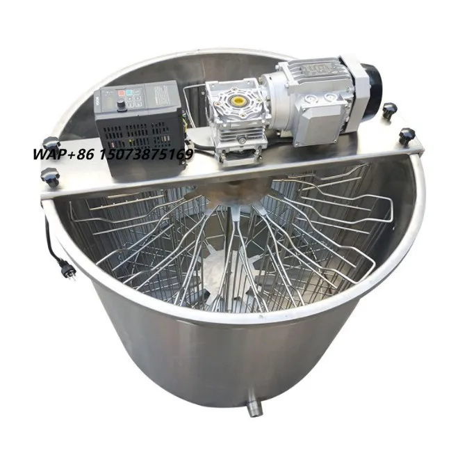12 Frame Automatic Reversible Radial Bee Honey Processing Machine 220V New Condition Honey Extractor with Extraction Spinner