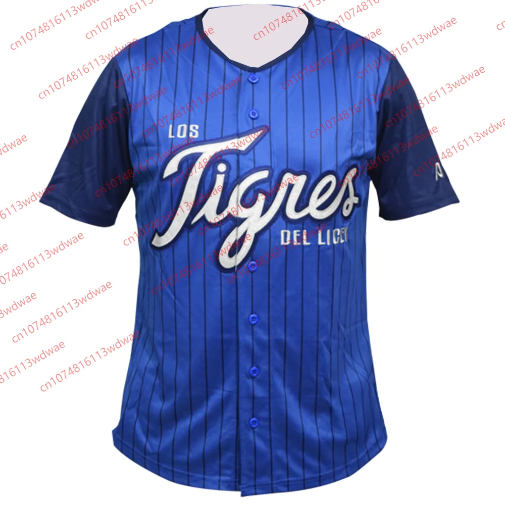 

TIGRES DEL LICEY Jersey Quick-Dry Breathable Fabric Collectors Streetwear Summer Gear Dominican baseball jersey
