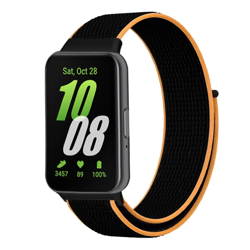 Schutzhülle + Nylonbänder für Samsung Galaxy Fit 3, Armband-Zubehör, atmungsaktives, verstellbares Ersatz-Sportarmband, Correa Galaxy Fit 3. – Detail 4
