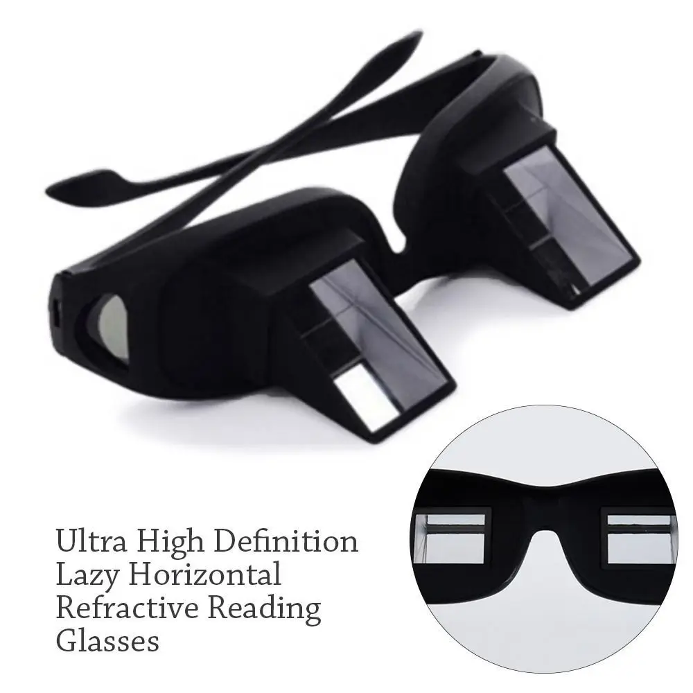 

Fashion Horizontal Type Lazy Glasses Creative Funny Lying Down View Comfortable Newspaper Refractive Glasses Men Women