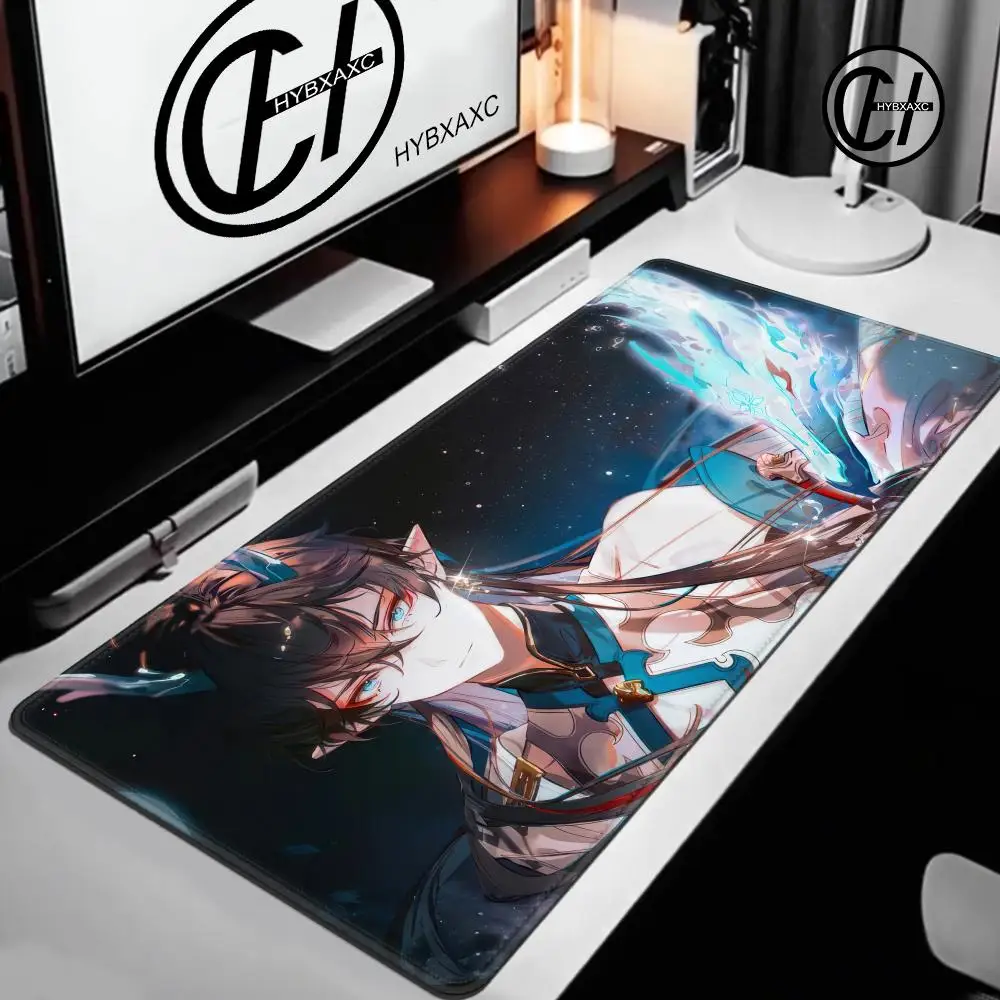 Honkai Star Rail Dan Heng Mouse Pad Non Slip Rubber Keyboard Rug PC Gamer Cabinet Mousepad Laptop Anime Gaming Desk Mat Carpet