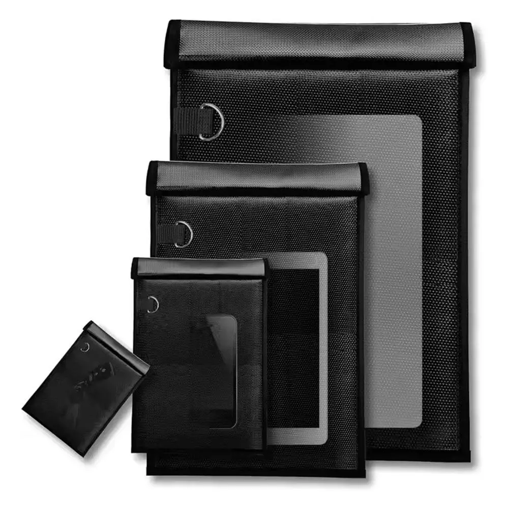 Car Key Signal Shielding Bag Waterproof Fireproof For Phone Key Anti Credit Card Demagnetization Bag Accessories