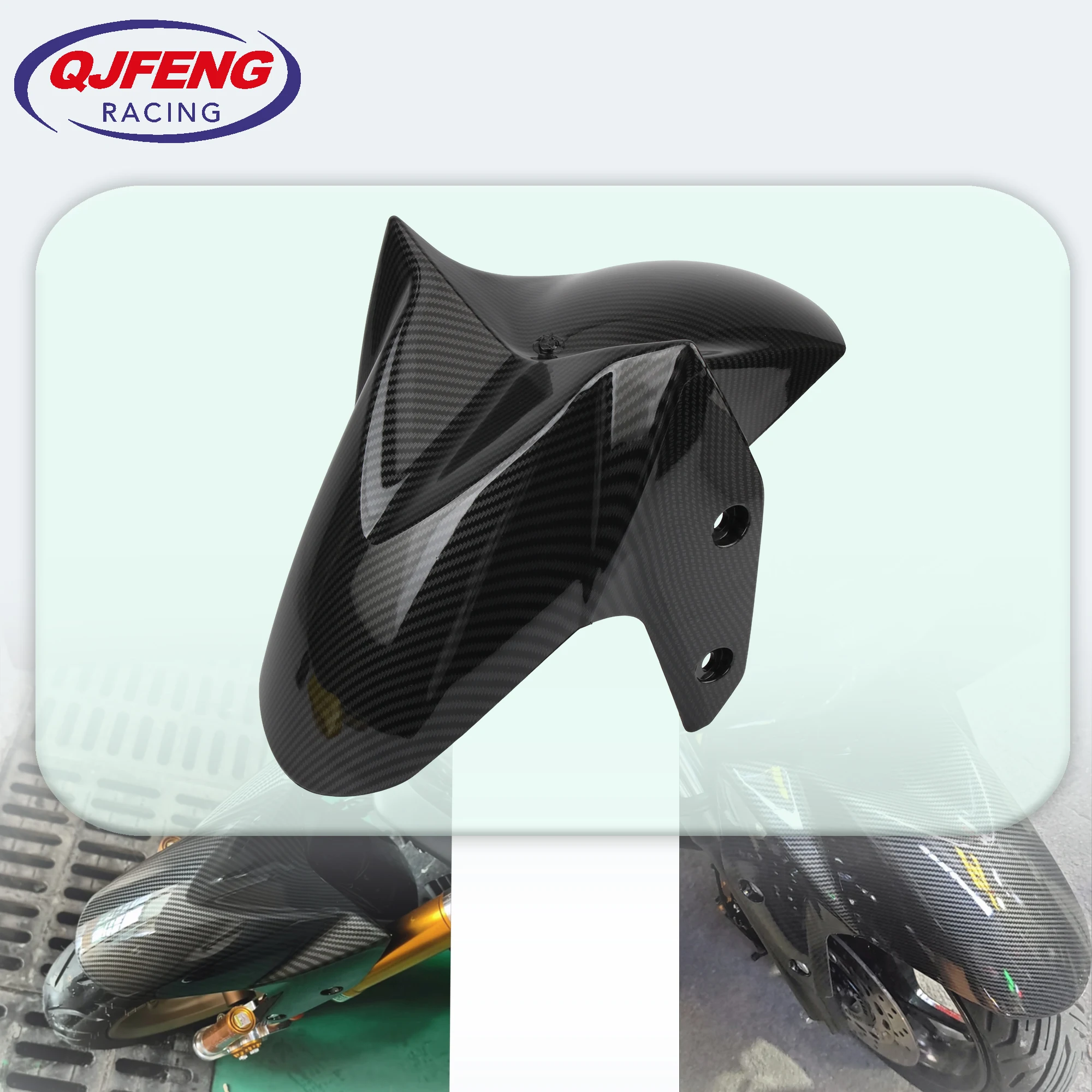 

For Yamaha NMAX 125 155 Motorcycle Front Mudguard Guard Tire Hugger Carbon Fiber Pit Bike Fender Accessories Enduro 2020-2024