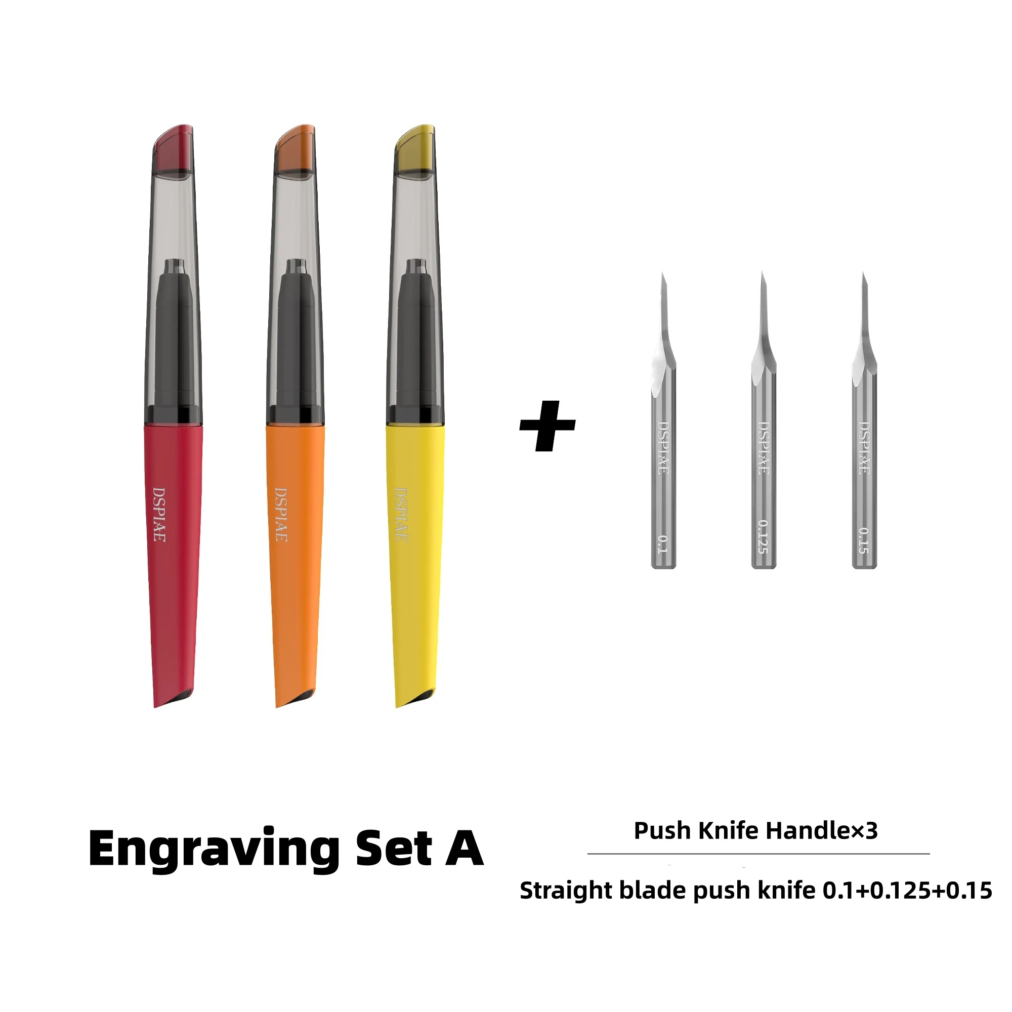 

DSPIAE Straight Blade Push Knife Handle Engraving Tool for Assembly Model Building Tools Hobby DIY