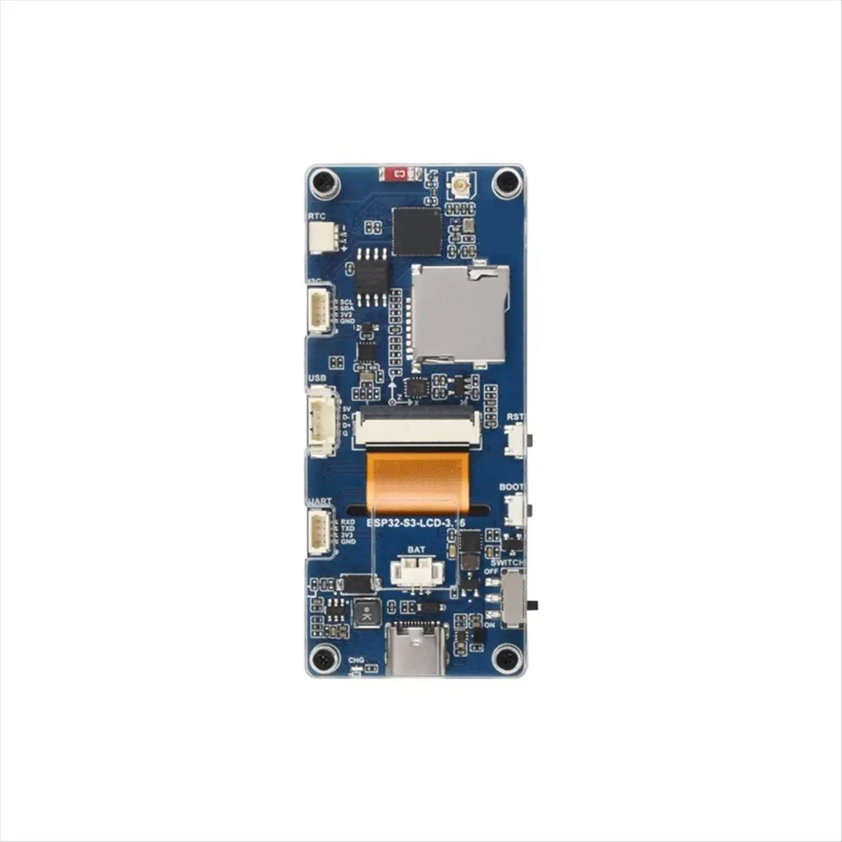 ☶❈＊♥AC1768- 3.16inch Display Development Board, 320x820 Pixels, 262K Color, 32-Bit LX7 Dual-Core Processor, Up to 240MHz