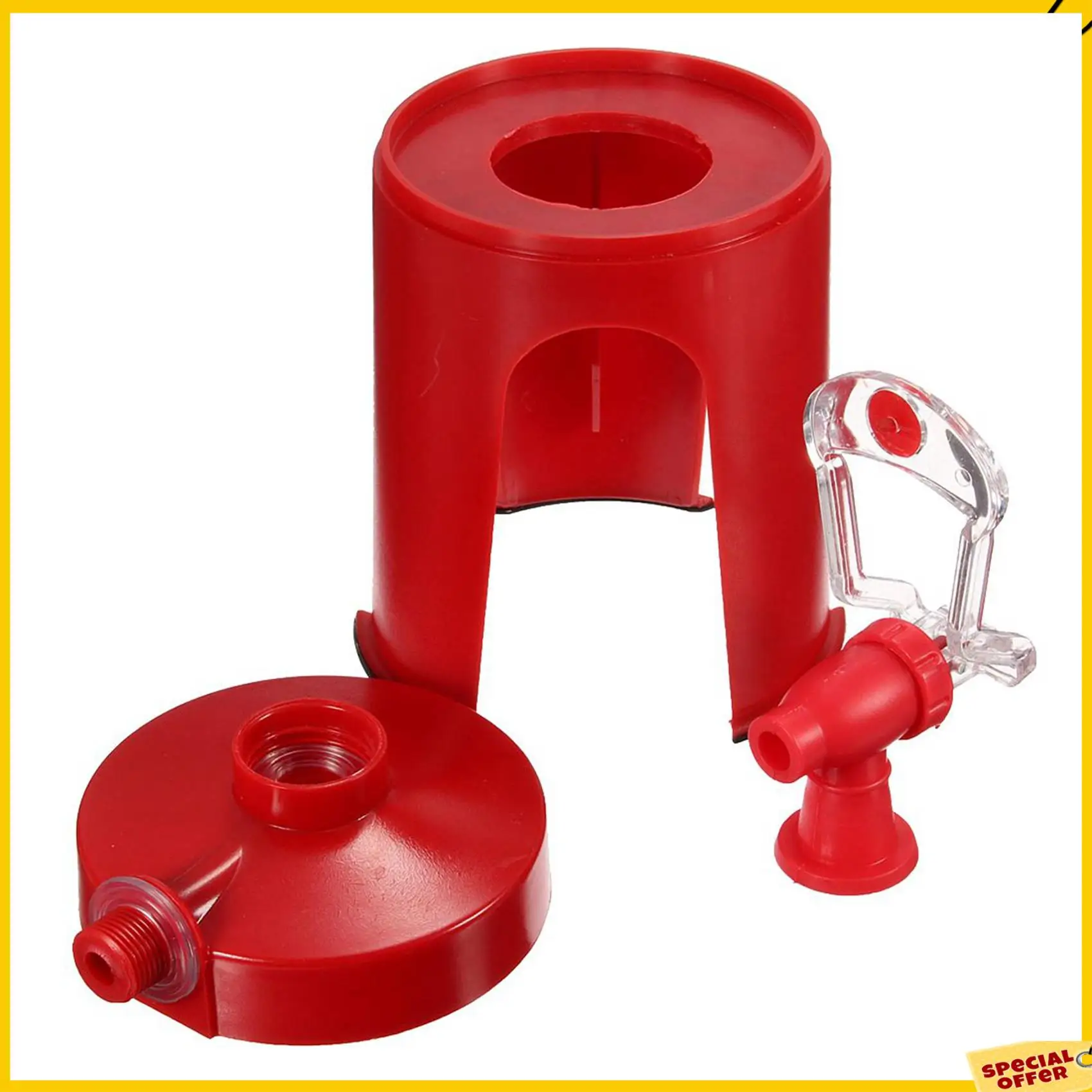 A24p 2x dispensador de refrigerante fizz dispensador de bebidas dispensador de água festa cola sprite, vermelho