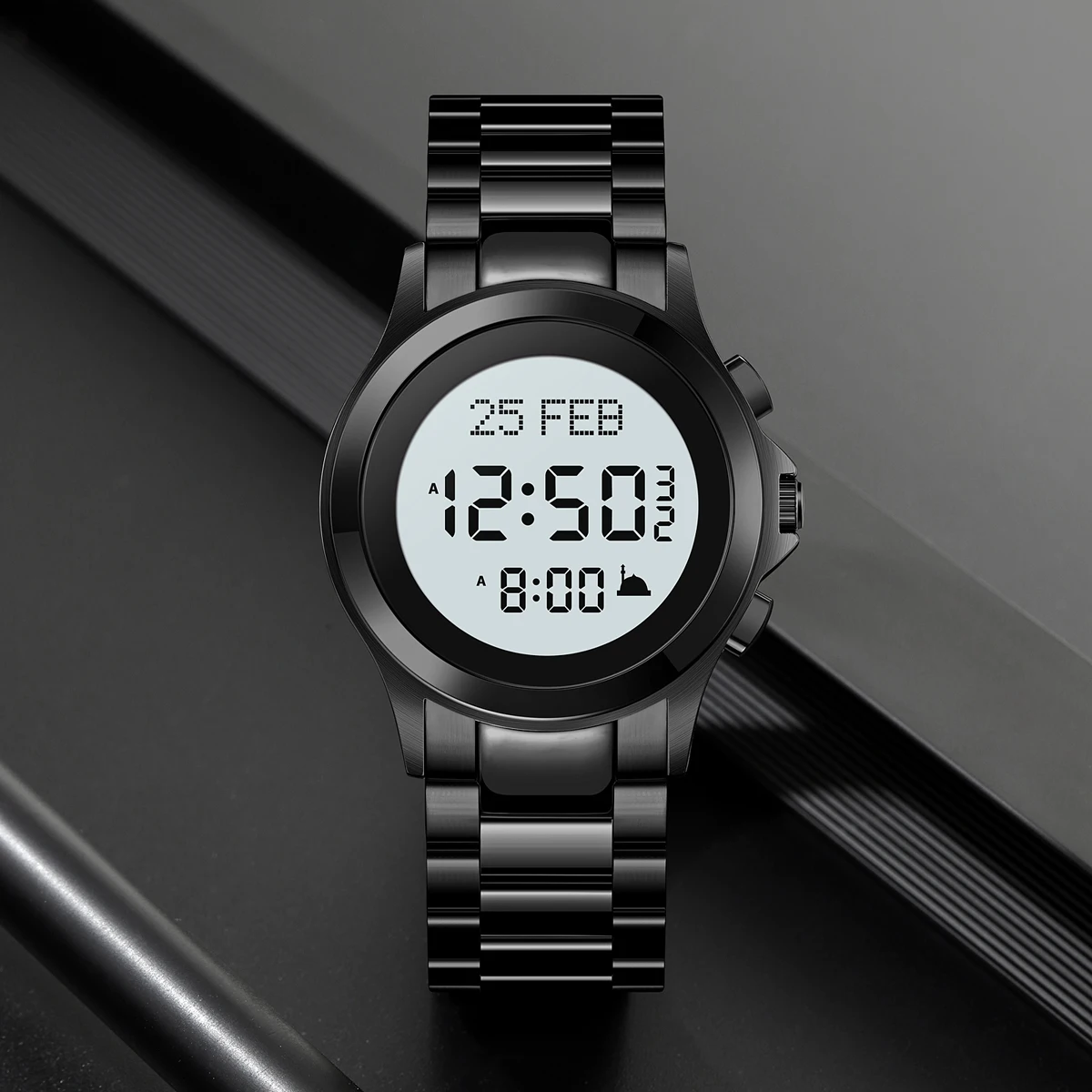 SKMEI Top Brand Fashion Digital Sport Watches Stainless Steel Back Light Waterproof  Men Date Alarm  Wristwatch reloj hombre