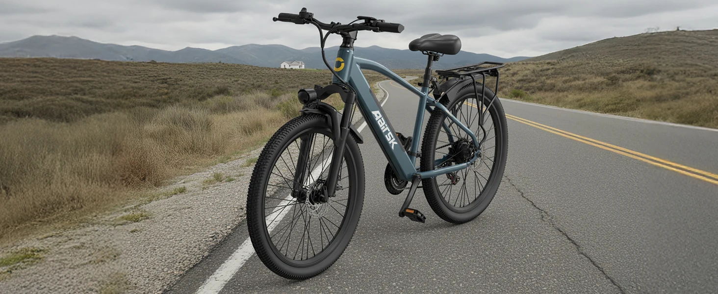 Aairsk S800 Erwachsenen-Pendler-E-Bike 250W Motor 36V 13Ah Lithium-Akku Urbanes Elektrofahrrad 26*1,95" Reifen Reise-Elektrofahrrad – Detail 17