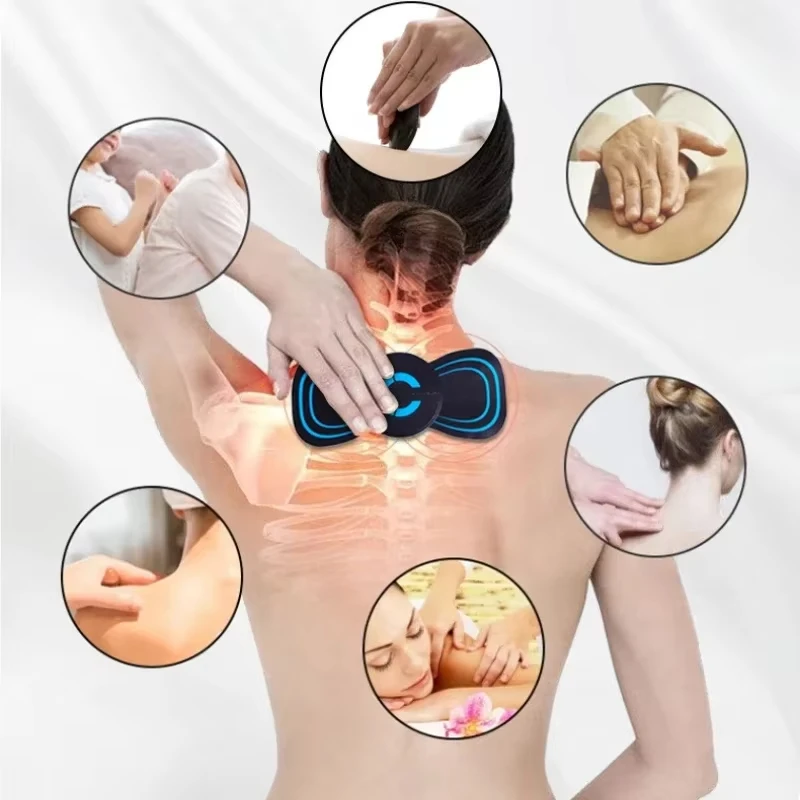 Mini USB Rechargeable Electric Cervical Massager Intelligent Neck Shoulder Pulse Massage Stick For Muscle Pain Relief