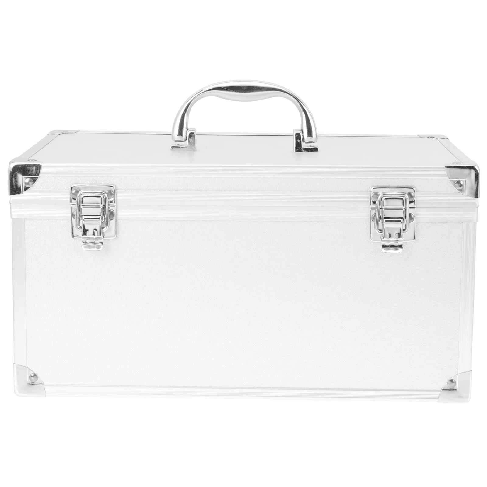 Multifunctional Tool Box Aluminum Hard Case Large Capacity Portable Storage For Home Office Travel First Aid Kit Tools