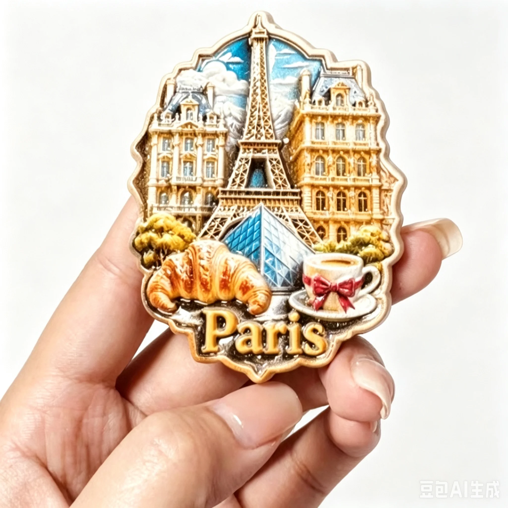 Europe France Jahiti Tahiti Paris  Etc. 3D Fridge Magnets Tourism Souvenir Refrigerator Magnets Sticker