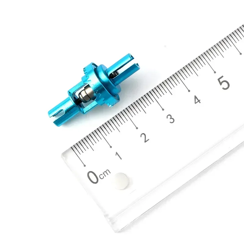 Para Wltoys K929 K939 K969 K979 K989 K999 Escala 1/28 Peças de reposição de carro RC K989-26 Atualização de metal Caixa diferencial de bola ajustável