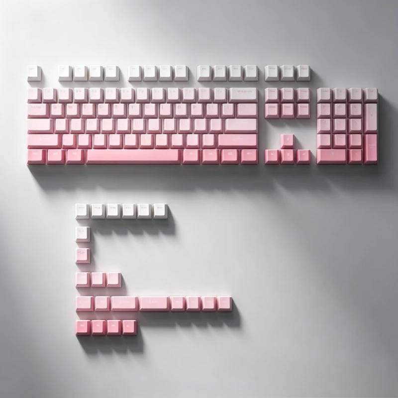 Mechanical keyboard side engraved keycap PBT thermal sublimation small full set original height