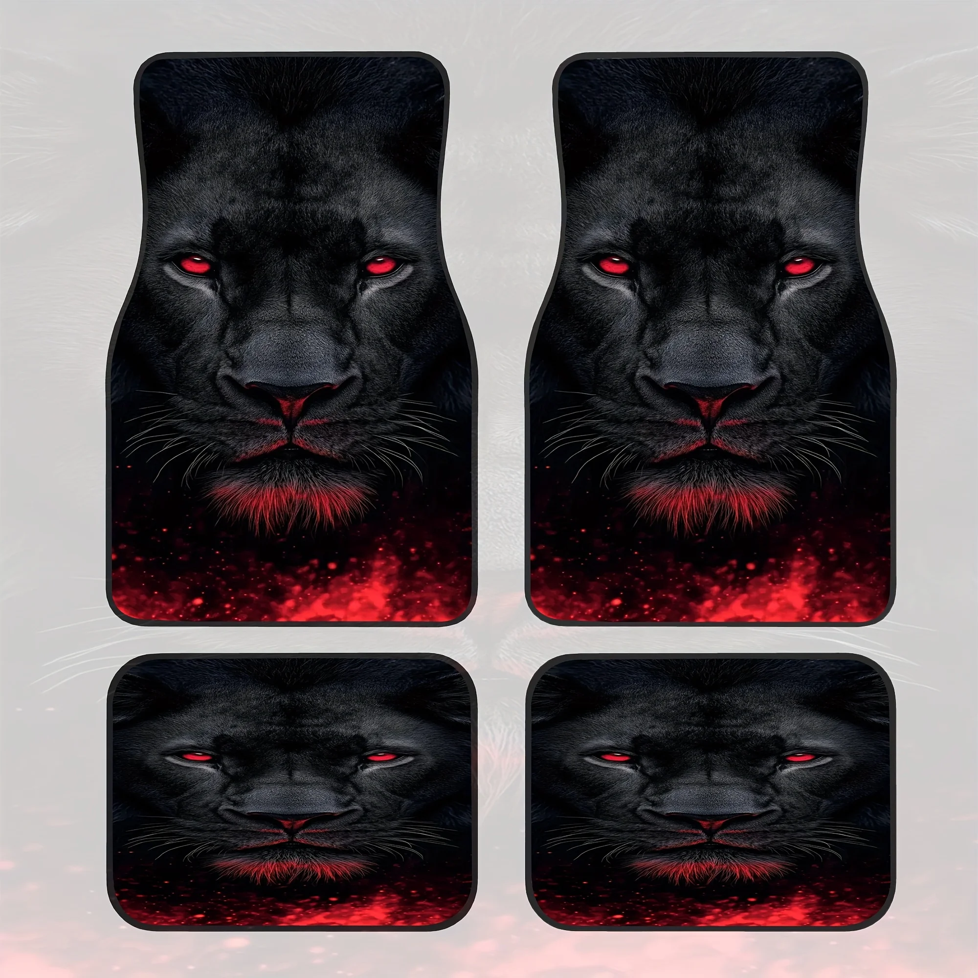4-Pack Unique Car Floor Mats | All-Season, Polyester, Universal Fit For Sedans/SUVs, Ideal For Daily Commute, Perfect Gift For C