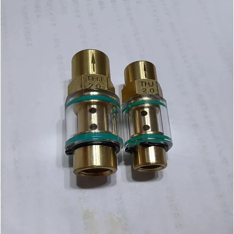 Supply screw air compressor transparent visual check valve 1 minute 2 minute compressor transparent oil return check valve