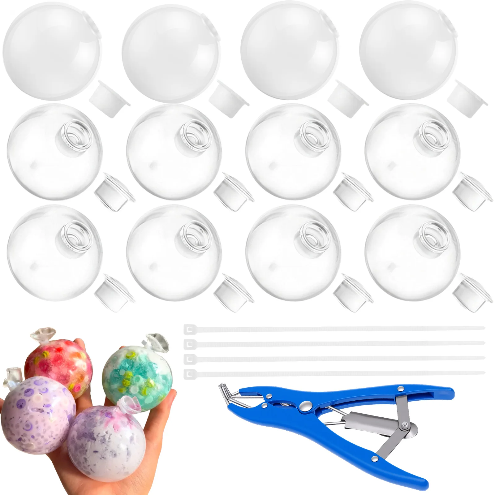 

DIY Handmade Empty Ball Shell For Handmade Toy Soft Slow Rebound Design Creative Stress Relief Ball Making Kit Relaxation Toys