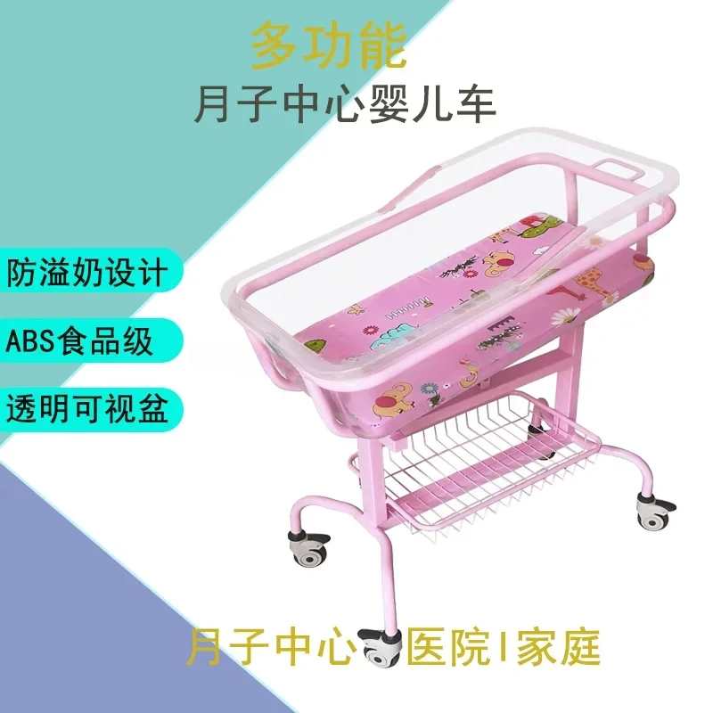 for Confinement Center Club Baby Carriage Medical  Crib Milk Spilt Prevent   Delivery Room Newborn Hospital Cart