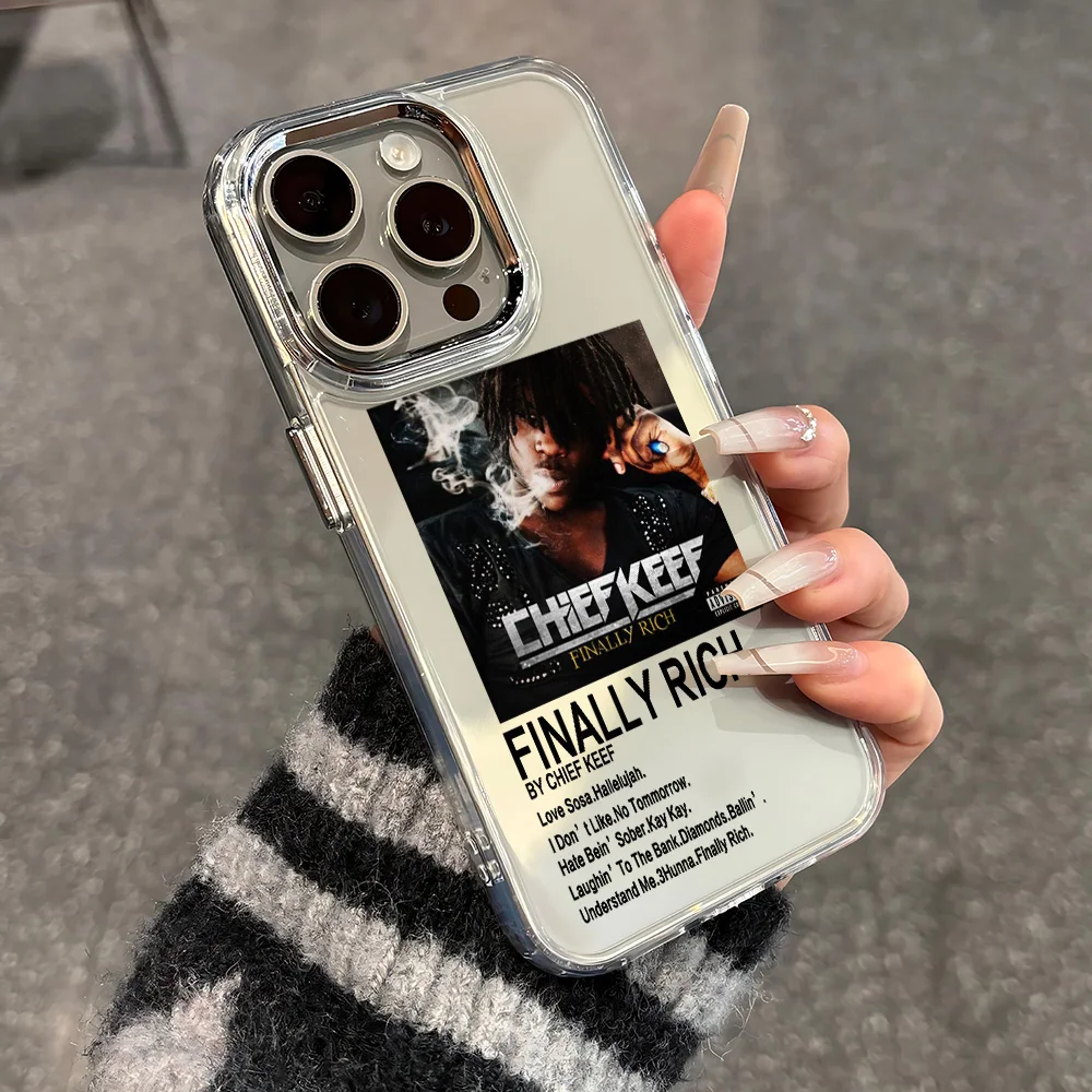 Chief Keef Rapper Phone Case For iPhone 17 16e 16 15 14 13 12 11 mini Pro  Max X XR XSMAX 8 7 Air Plus Transparent Soft Cover - AliExpress 202192403