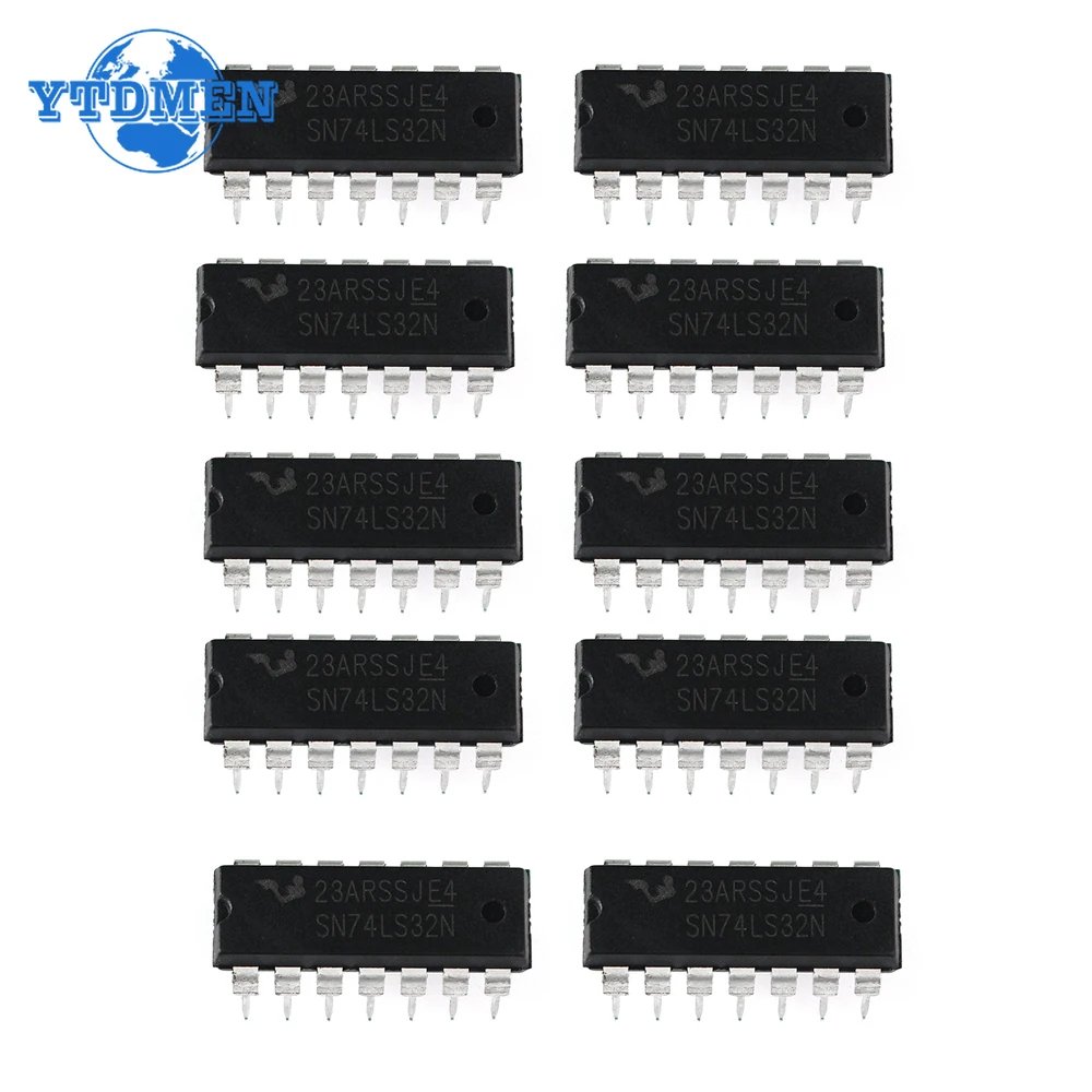 50pcs/box Logic IC Kit 74HC00 74HC02 74HC04 74HC08 74HC32 74LS00 74LS02 74LS04 74LS08 74LS32 DIP-14 74HC / 74LS Series Ic Kits