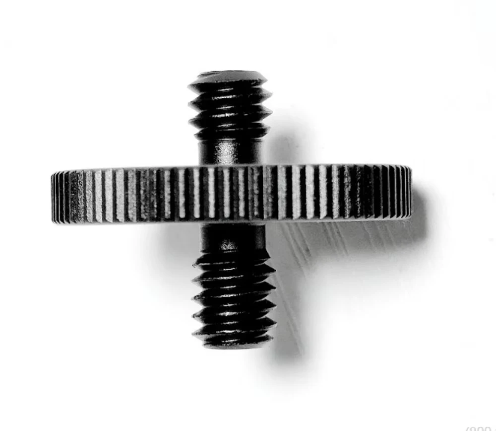 2 قطعة 1/4 بوصة إلى 1/4 أطول وقصير ذكر محول برغي ملولب مسمار مزدوج الرأس للكاميرا ، 1/4-20 محولات ذكر مزدوج fr ترايبود