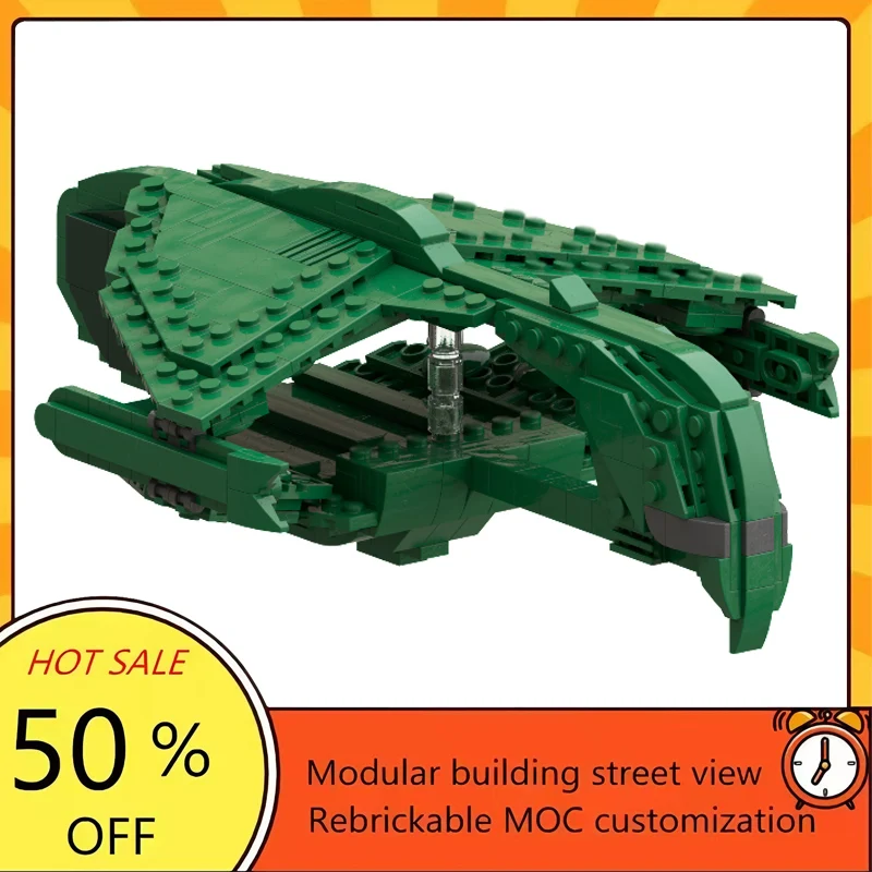 

Набор из 500 деталей: популярная модель космического корабля из фильма «Звездные войны», конструктор MOC, модульные технологичные блоки, подарок на праздник, игрушка для сборки, детский набор