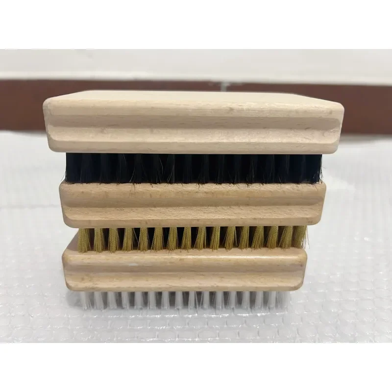 For Waxing Polishing Hand Brush Copper Wire Cleaning Nylon Horse Hair Polish Brush Snowboard Snow Wax Tool