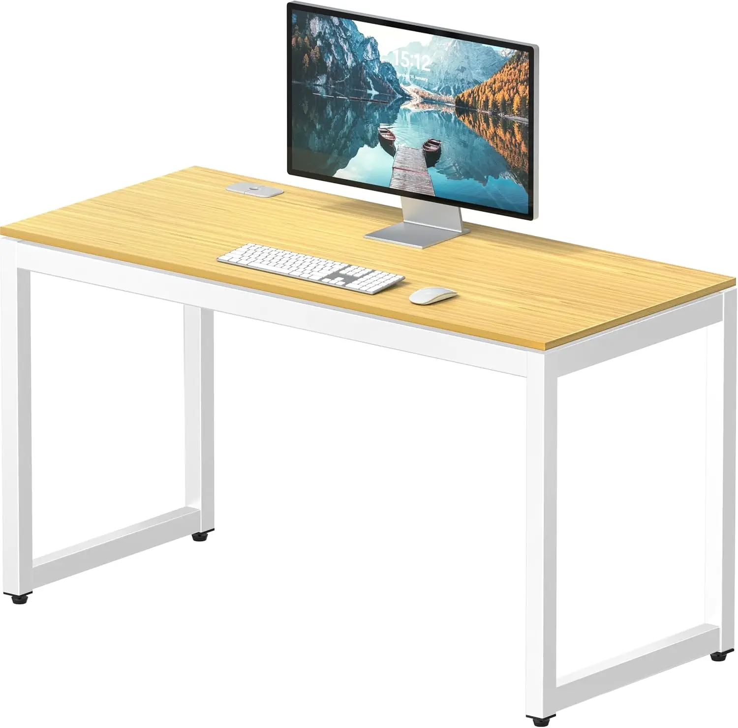 

48-Inch Commercial-Grade Office Computer Desk, Oak