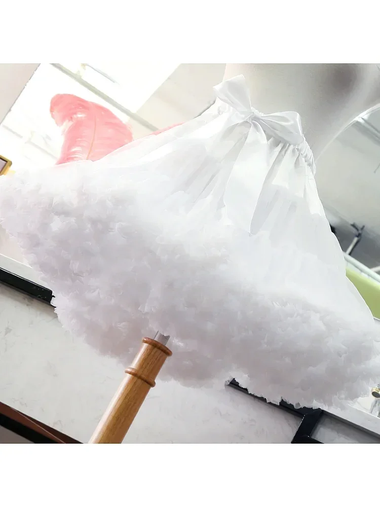 Latest Looking of New Arrival 45cm White Clouds Hemline Petticoat Wedding Bridel Underskrit