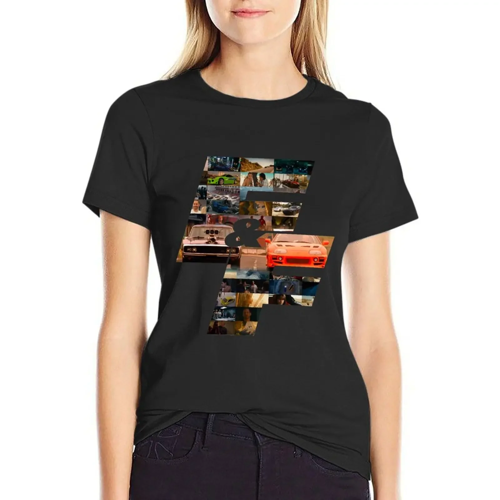 Fast & Furious History T-Shirt kawaii clothes Short sleeve tee Aesthetic clothing womans clothing