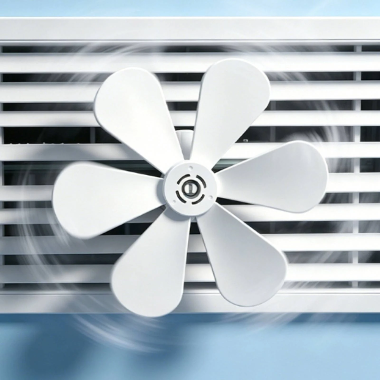 Vent Fan with Mounting Bracket No-Power Propeller Vent Fan Ventilator Energy-Saving Mount Non-Electric for Air Outlet