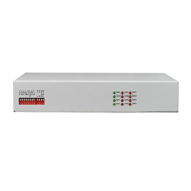 Convertitore di interfaccia FE 4E1 ad alte prestazioni Convertitore Fast Ethernet a E1 a 4 porte