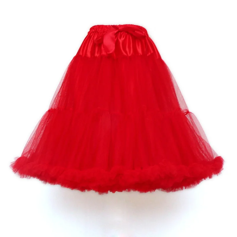 55CM donne ragazze Lolita sottoveste crinolina sottogonna Tutu principessa gonna Cosplay