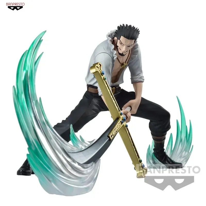 

In Stock Bandai Glasses Factory One Piece Sets Sail DXF SPECIAL Mihawk Figure Animation Characters Collection Toys For Boy Gifts