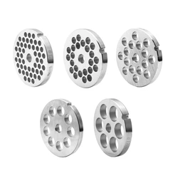 Stainless Steel Meat Grinder Crusher Mixer Mincer Plate Disc Knife 6/8/10/12/18mm Hole Kitchen Accessories DropShipping
