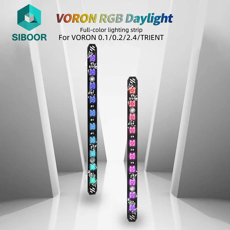 Voron 2.4 V2.4 3D Printer Daylight Disco On a Stick PCB Kits 5V Lamp Bar 270/158mm for Voron 0.1 0.2 2.4 Trident 350/300/250mm