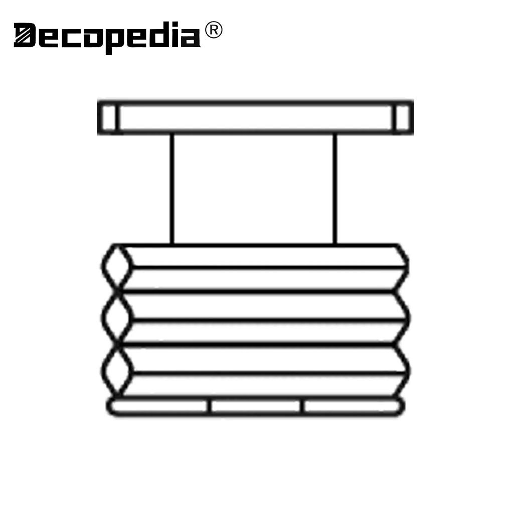 Decopedia Top Down Bottom Up Smart Motorized Honeycomb Blinds Cordless Blackout Cellular Alexa Compatible