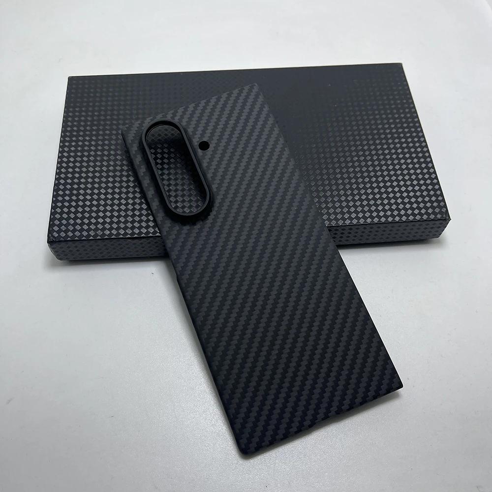 Etui z prawdziwego włókna węglowego z obsługą MagSafe do Samsung Galaxy Z Fold 7, ultracienkie, z ochroną obiektywu, wykonane z włókna aramidowego. — zdjęcie produktu 5