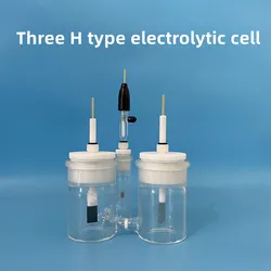 Cella elettrolitica di tipo tre H con anima in sabbia di vetro e dispositivo elettrolitico a tre camere in laboratorio può essere fatturato