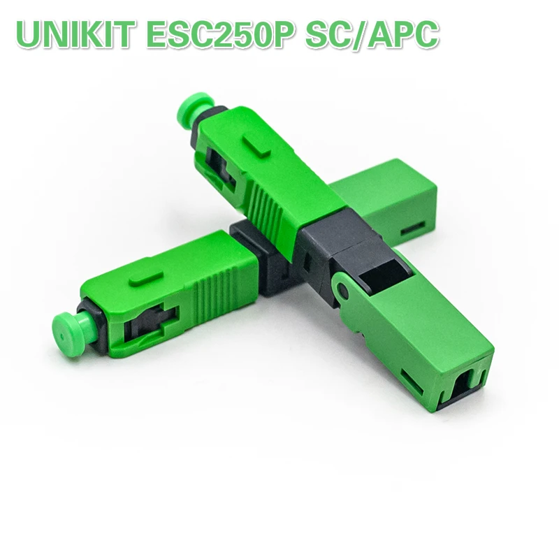 UNIKIT ESC250P SC APC Fast Connector Mechanical Fiber Optic  Pre-polish No-Polish 