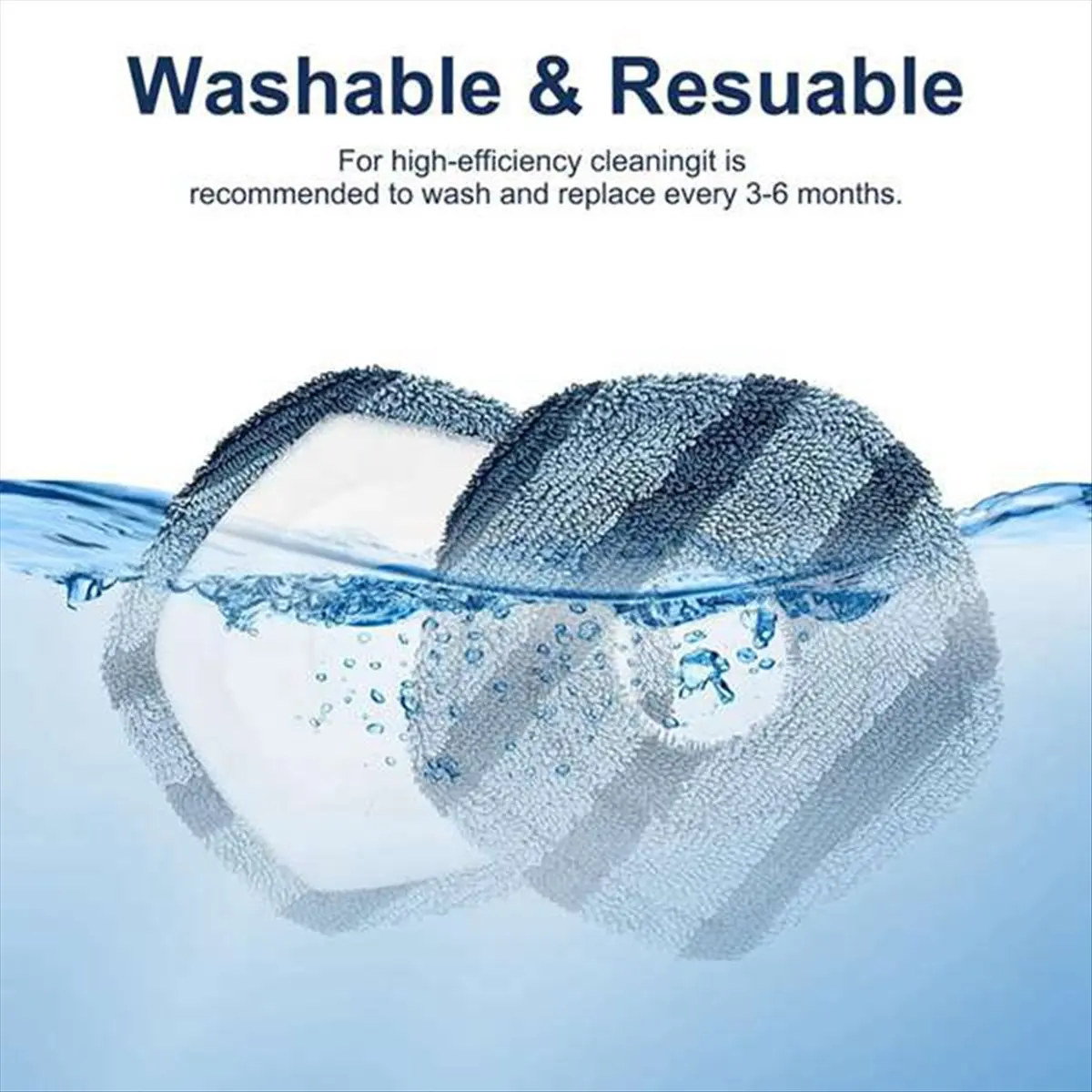 FZFZ 24 قطعة مناسبة لـ X10 Pro Omni Robot Vacuum Replacement Parts Mop Cloth Accessories قطع الغيار